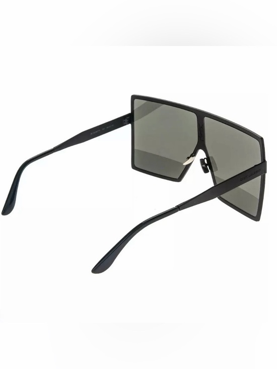 Saint Laurent Two-Tone Betty Sunglasses - Black/ Silver